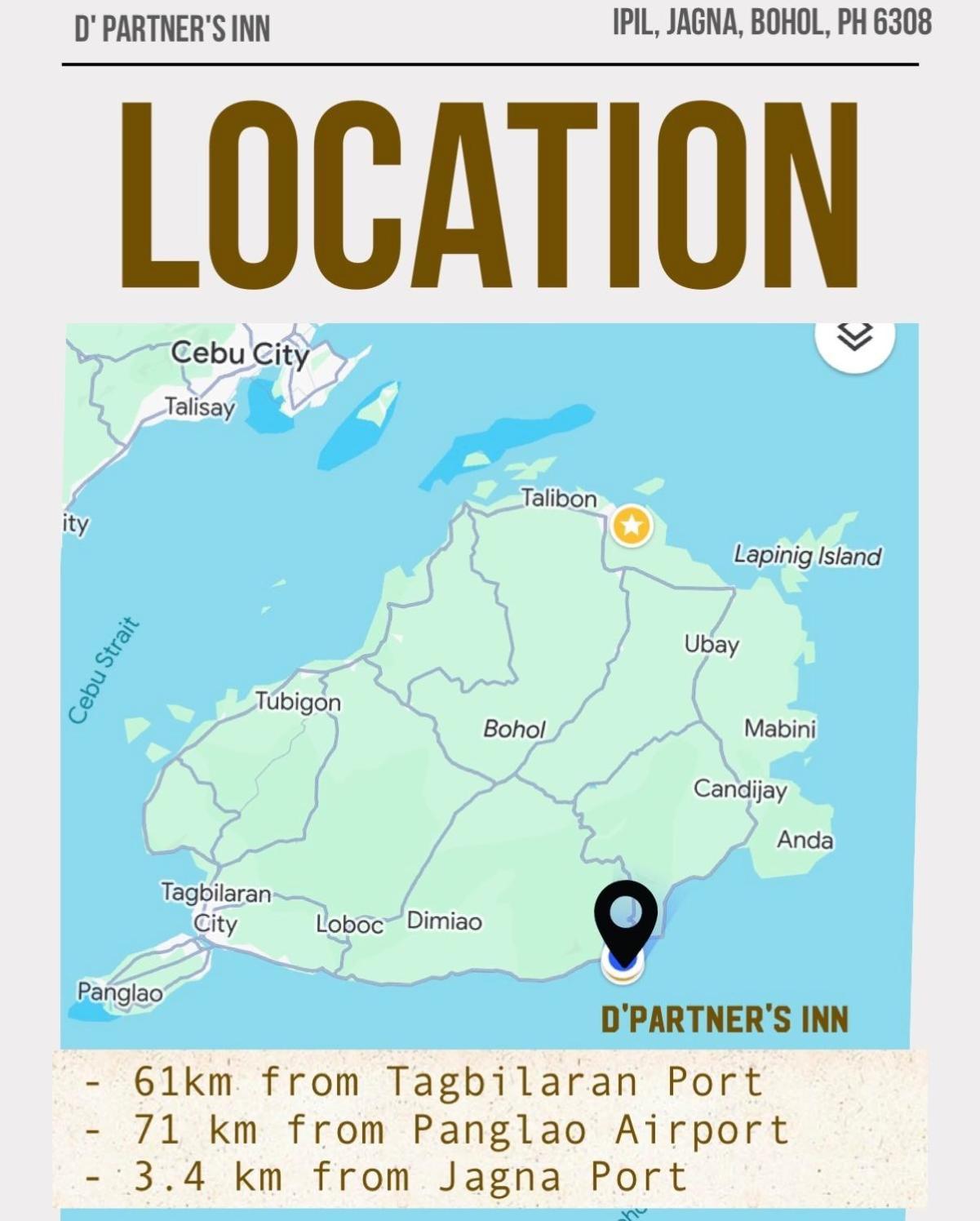 D' Partner'S Inn Jagna Εξωτερικό φωτογραφία